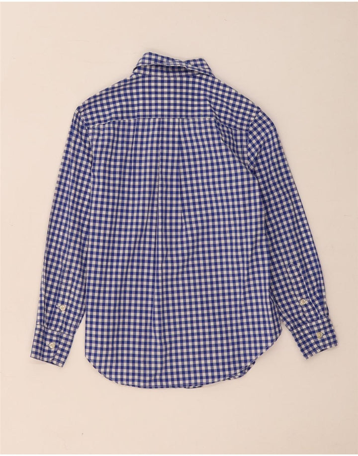 Ralph Lauren Chemise Garçon 7-8 Ans Petit Bleu Vichy Coton