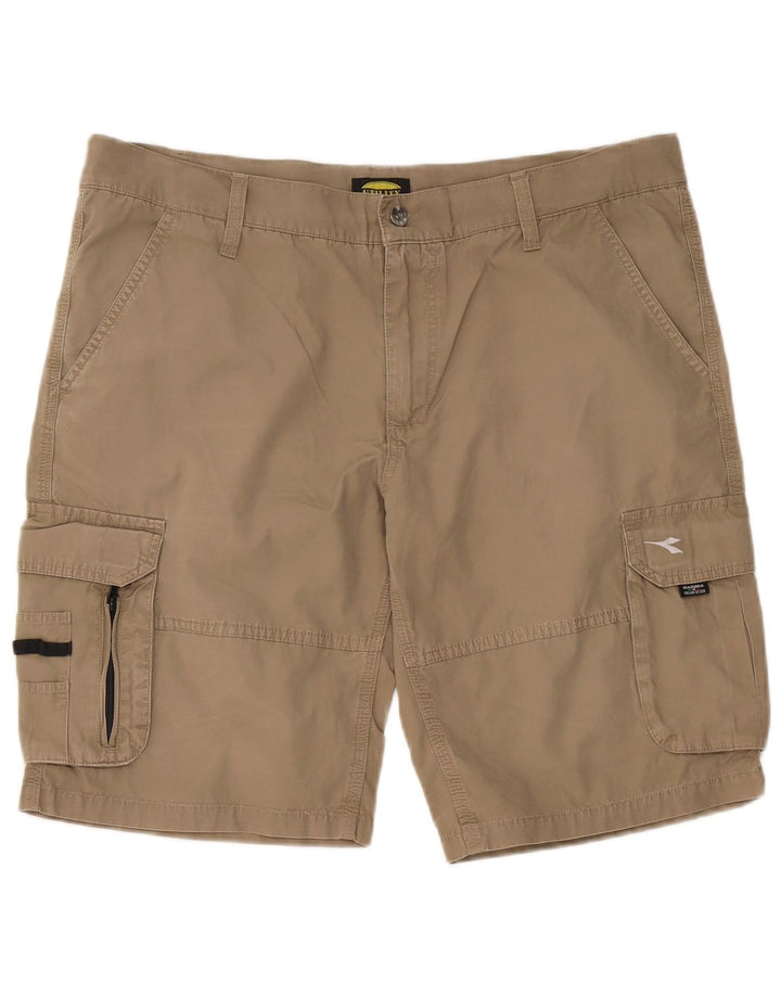 Diadora Short Cargo Homme XL W38 Coton Beige