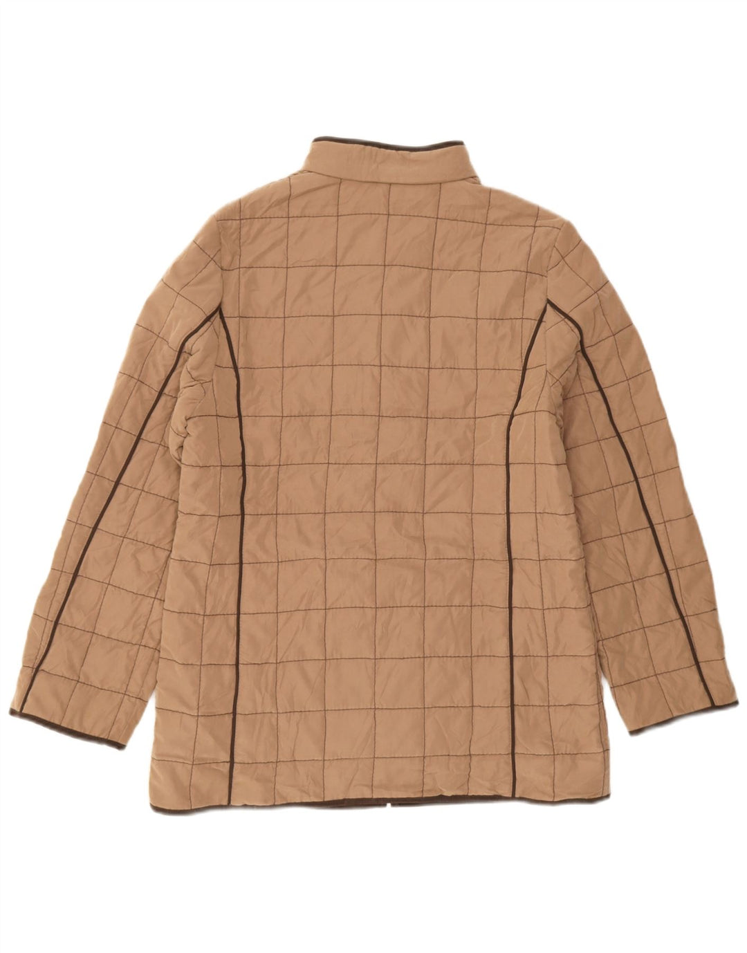 Marks & Spencer Veste matelassée pour femme UK 12 Marron moyen Polyester