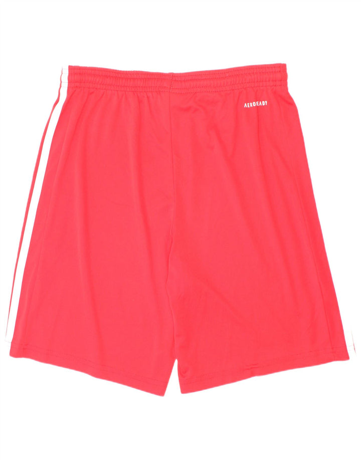 Adidas Short de Sport Aeroready Garçon 13-14 Ans Rouge Polyester