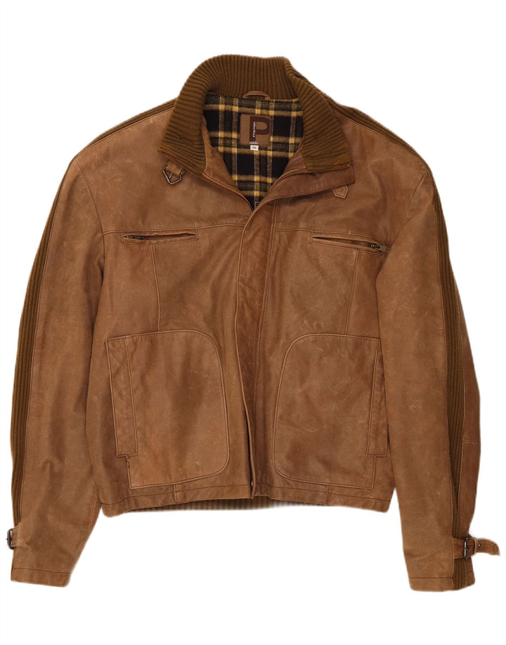 Conbipel Veste en Cuir Homme IT 56 2XL Marron