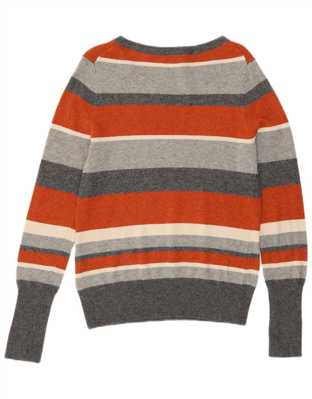 JAEGER Womens Boat Neck Jumper Sweater UK 10 Small Multicoloured