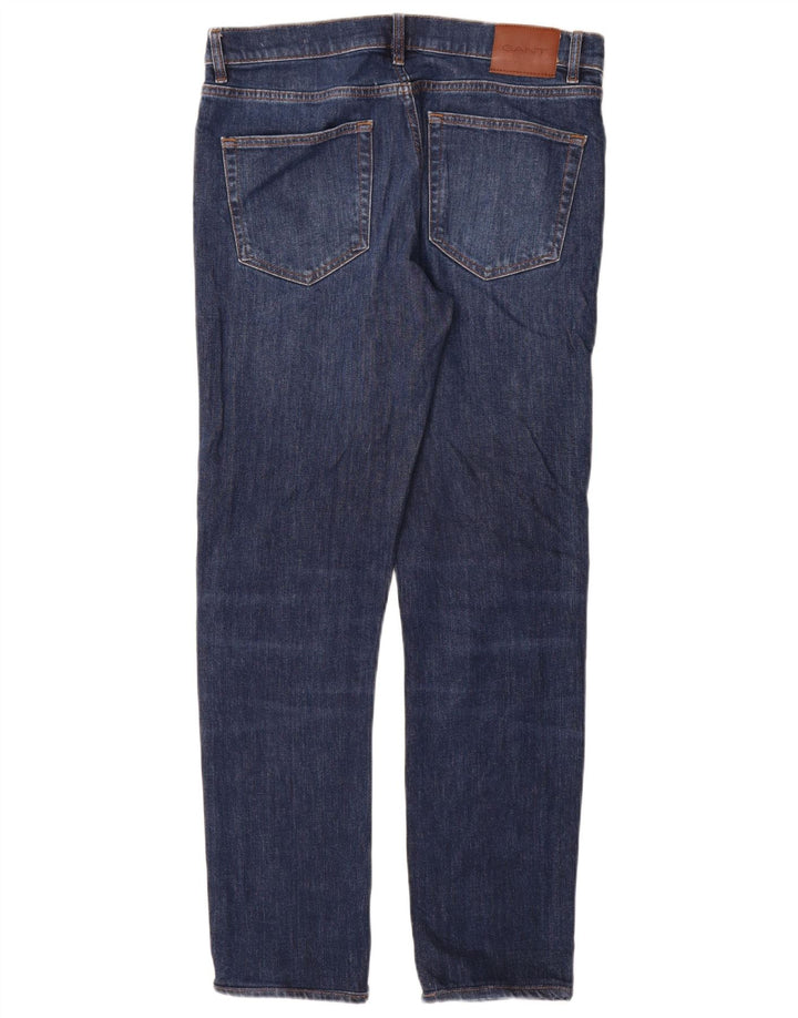 Gant Jean Slim Homme W33 L32 Bleu Coton