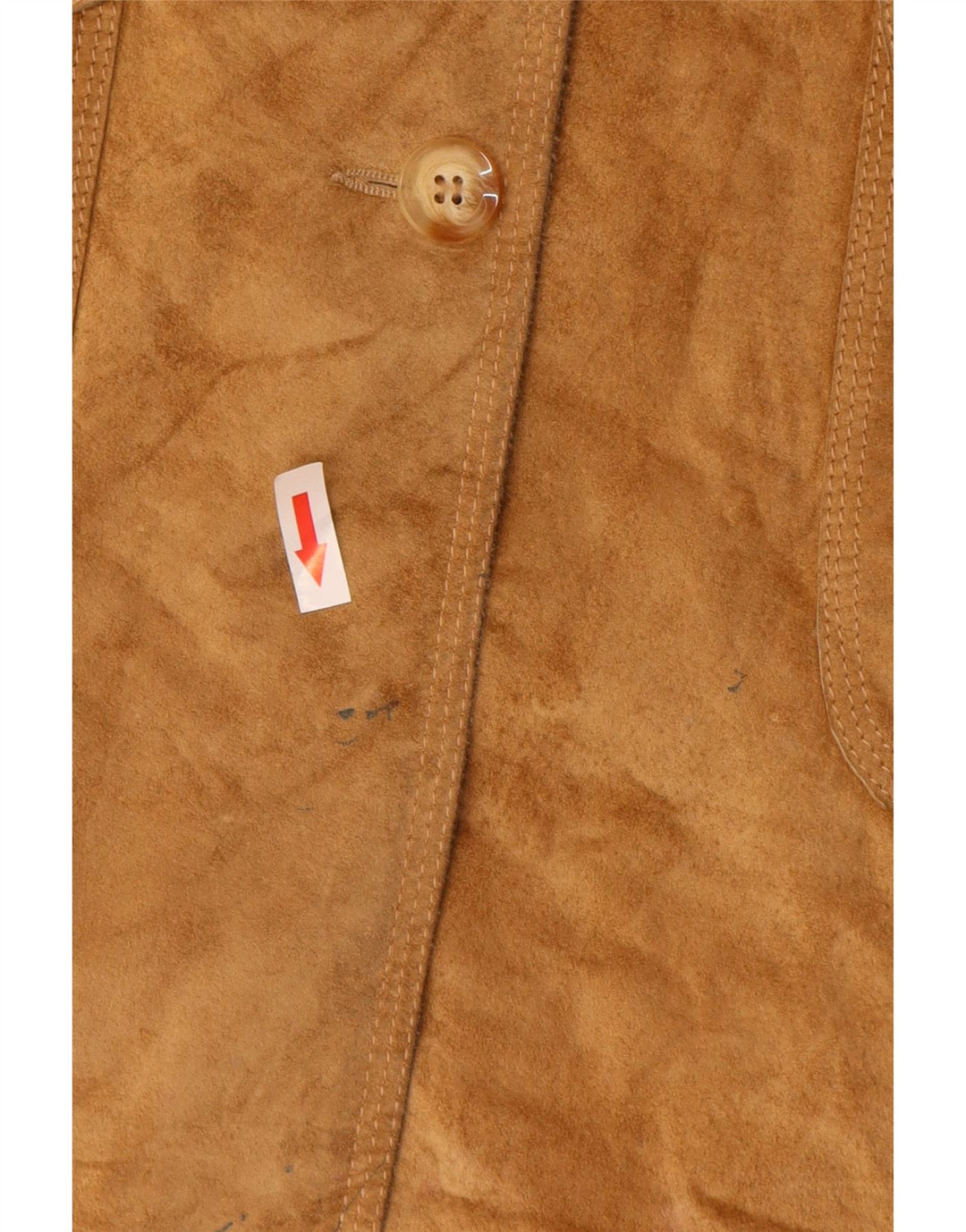 Marks & Spencer Manteau en daim pour femme UK 12 Cuir marron moyen