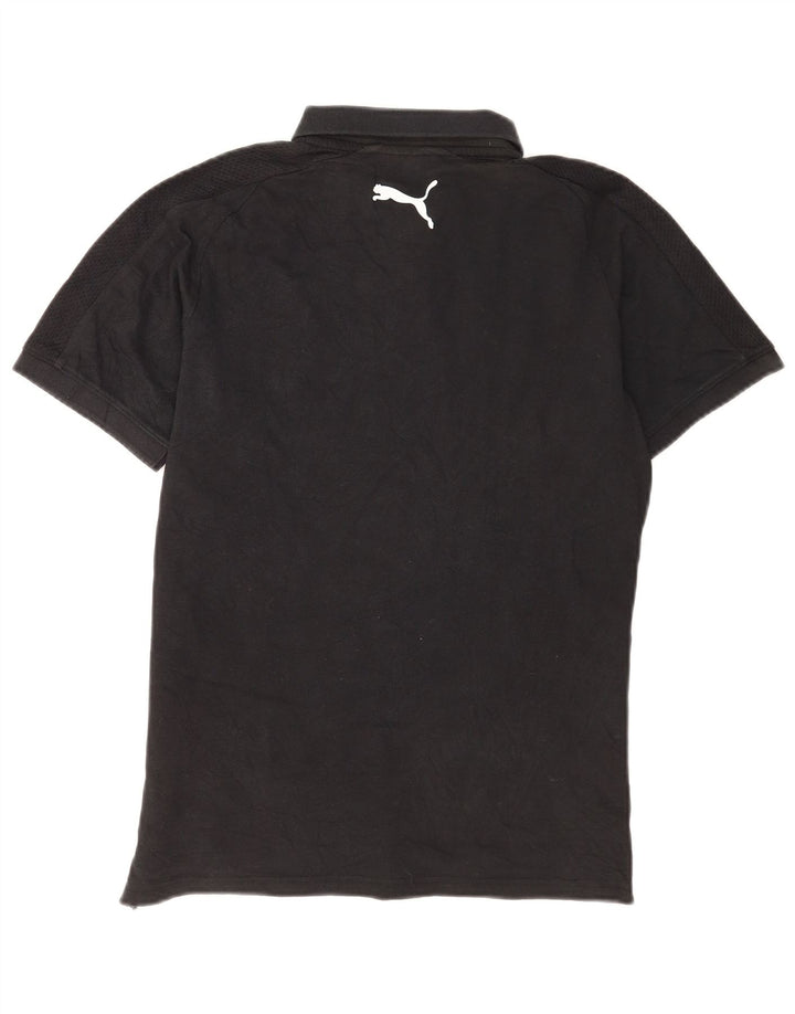 Puma Polo Homme Petit Noir Coton