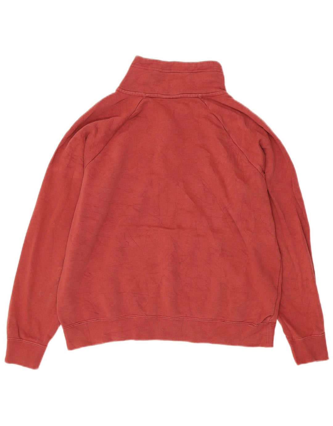 Nike Sweat-shirt surdimensionné à col zippé pour femme UK 10 Petit Bordeaux