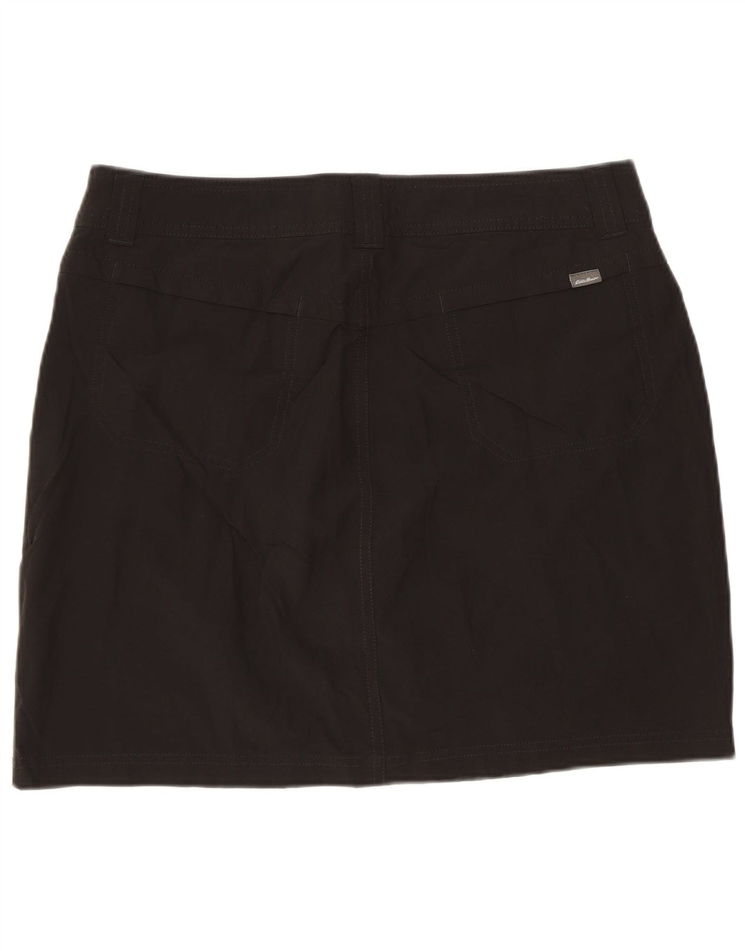 EDDIE BAUER Mini-jupe femme US 6 Medium W32 Noir Polyester