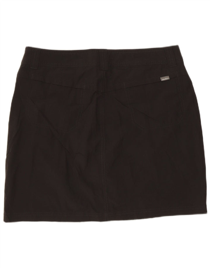 EDDIE BAUER Mini-jupe femme US 6 Medium W32 Noir Polyester