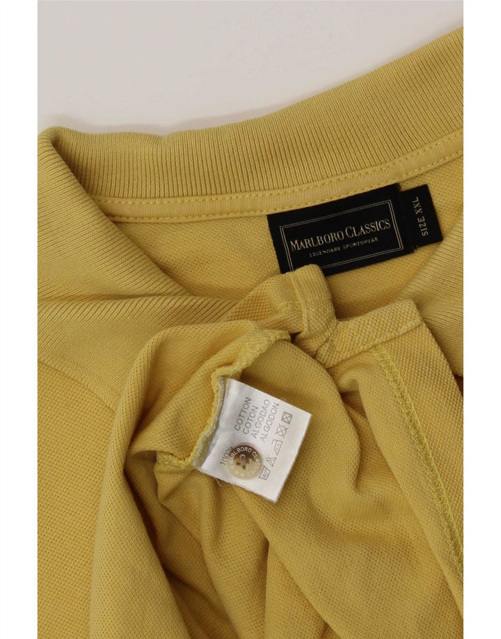 Marlboro Classics Polo Homme 2XL Jaune Coton