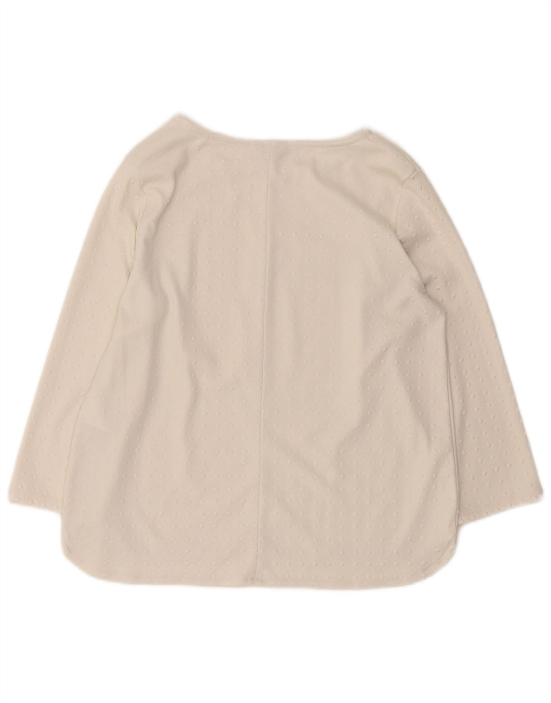 Guess Haut surdimensionné à manches 3/4 pour femme UK 10 Petit Blanc Géométrique Polyester