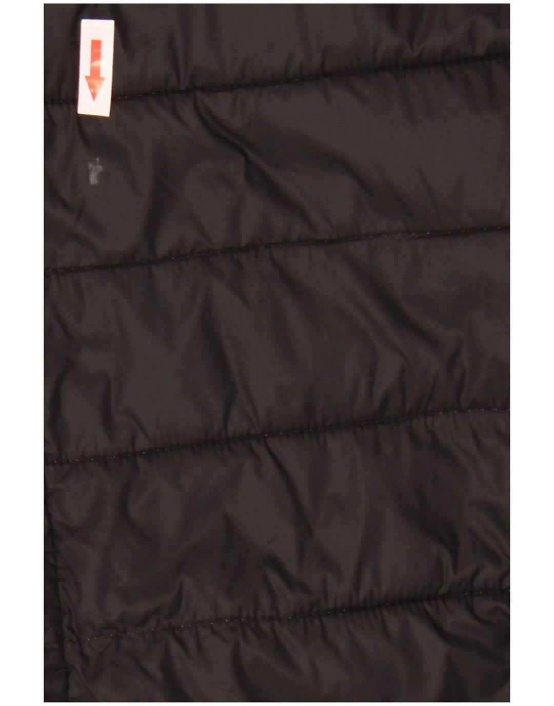Kappa Veste matelassée à capuche pour homme UK 44 2XL Noir Polyamide