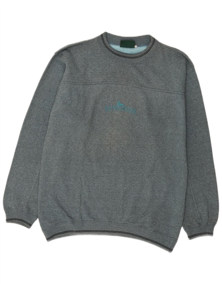Bounded Waters Sweat-Shirt Homme Gris Moyen Coton