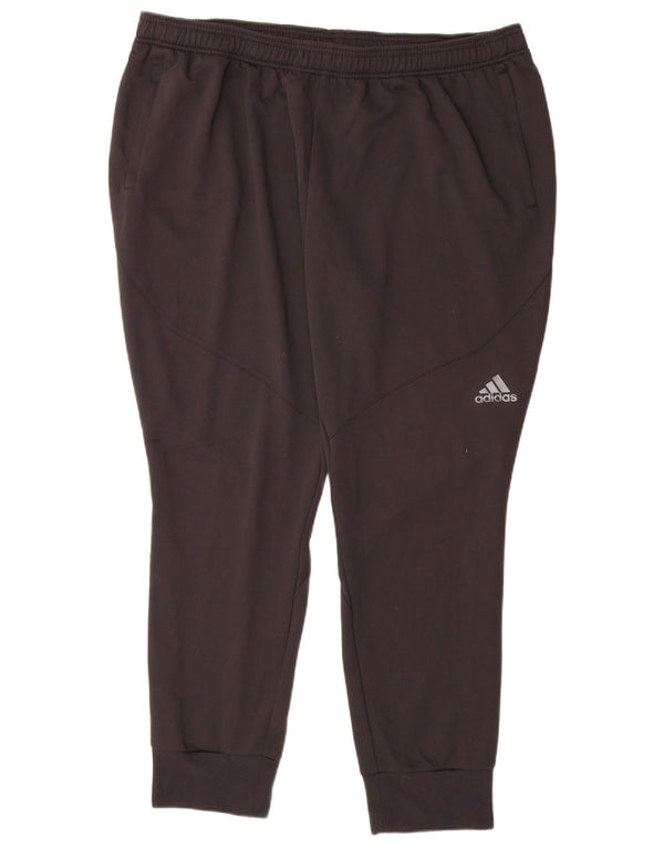Adidas Pantalon de survêtement pour homme Joggers 3XL Noir Polyester