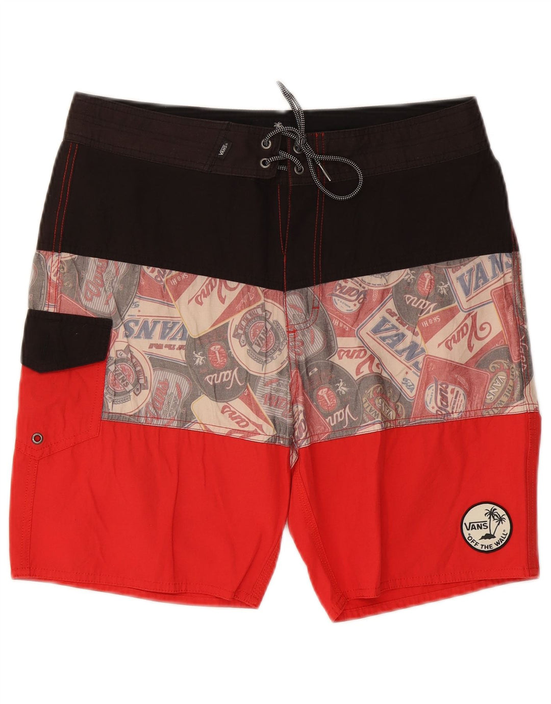 Vans Short de Bain Graphique Homme Multicolore Colorblock Moyen