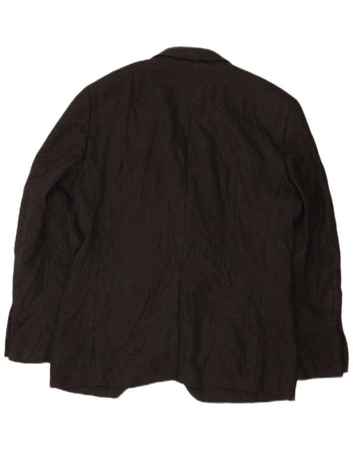 Dkny Veste blazer à 2 boutons pour homme UK 38 en laine noire moyenne