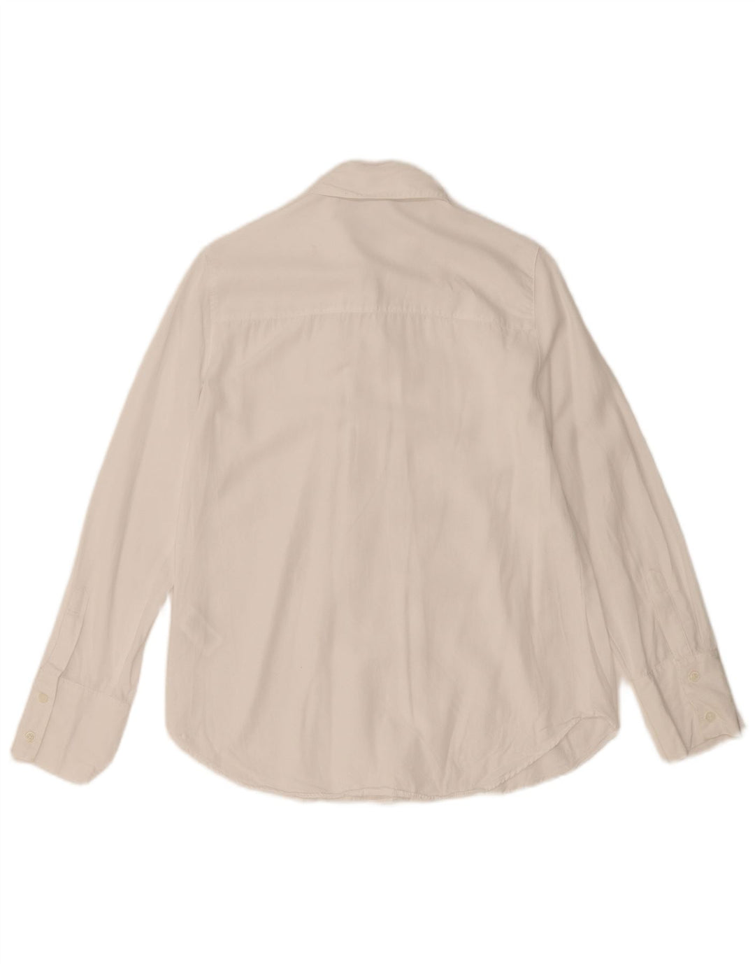 Chemise Femme Zara UK 10 Petit Lyocell Blanc