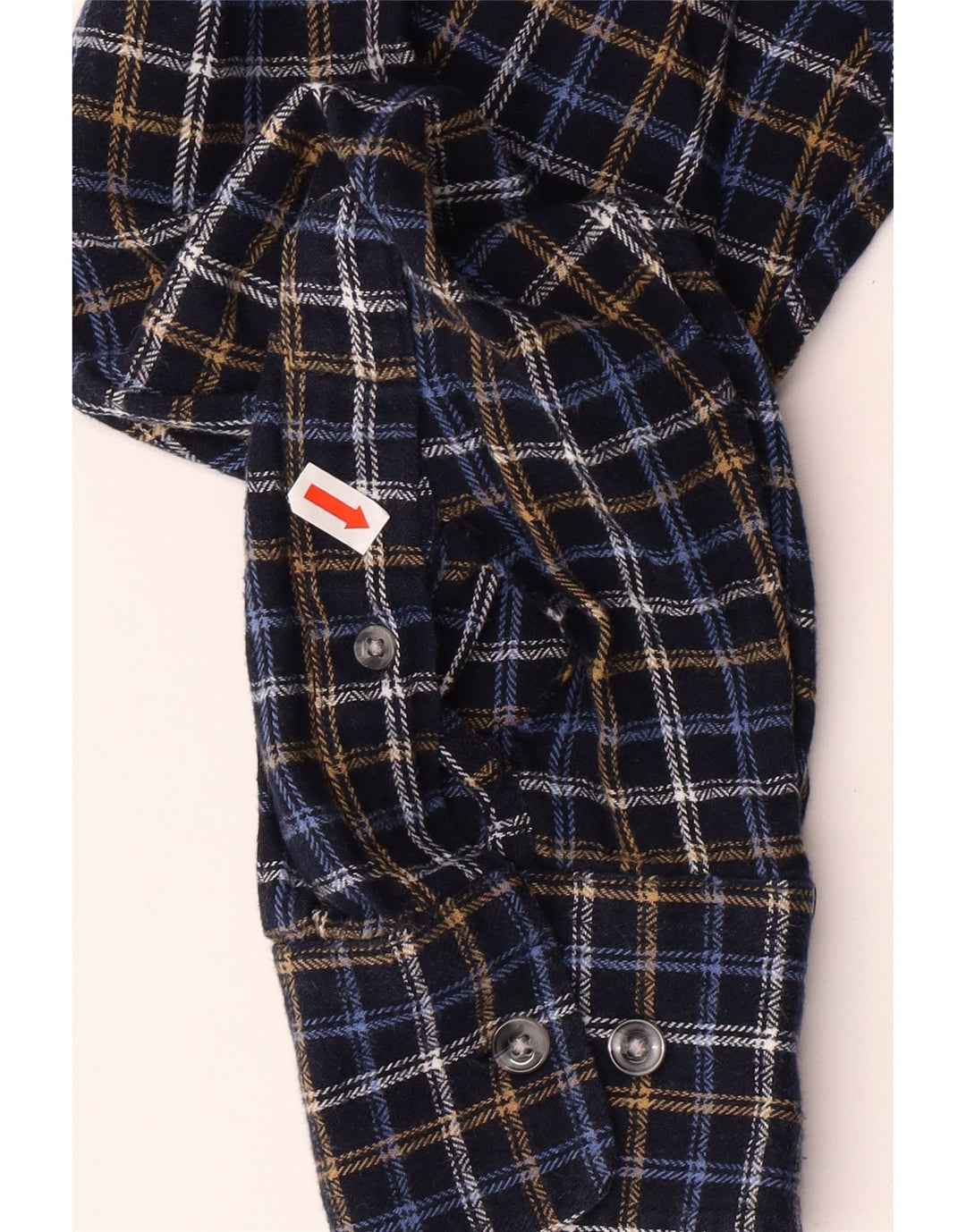 KINGFIELD Chemise Flanelle Homme Grand Carreaux Bleu Marine Coton