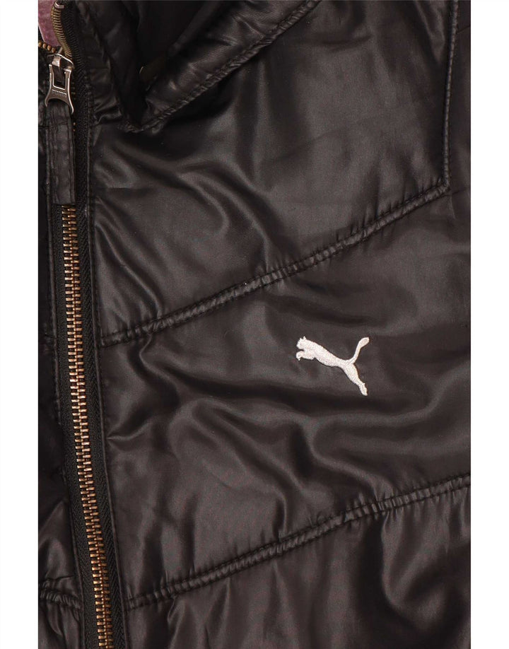 Puma Manteau rembourré pour femme UK 18 XL Noir