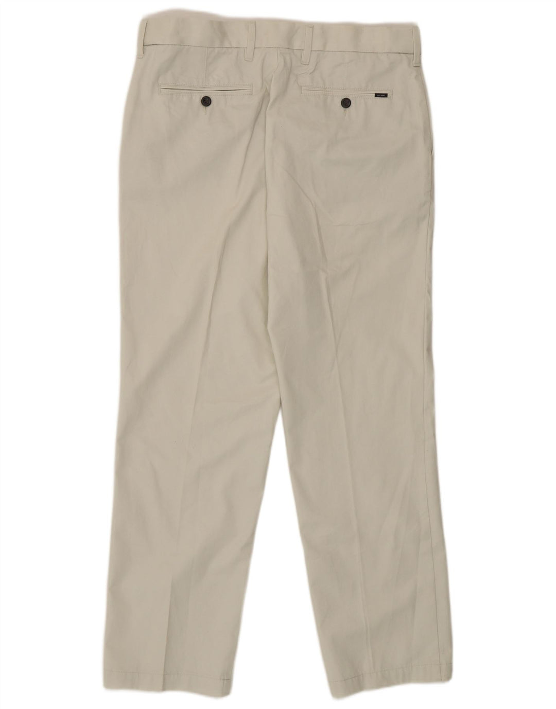 Marks & Spencer Pantalon Chino Coupe Regular Homme W34 L29 Coton Blanc