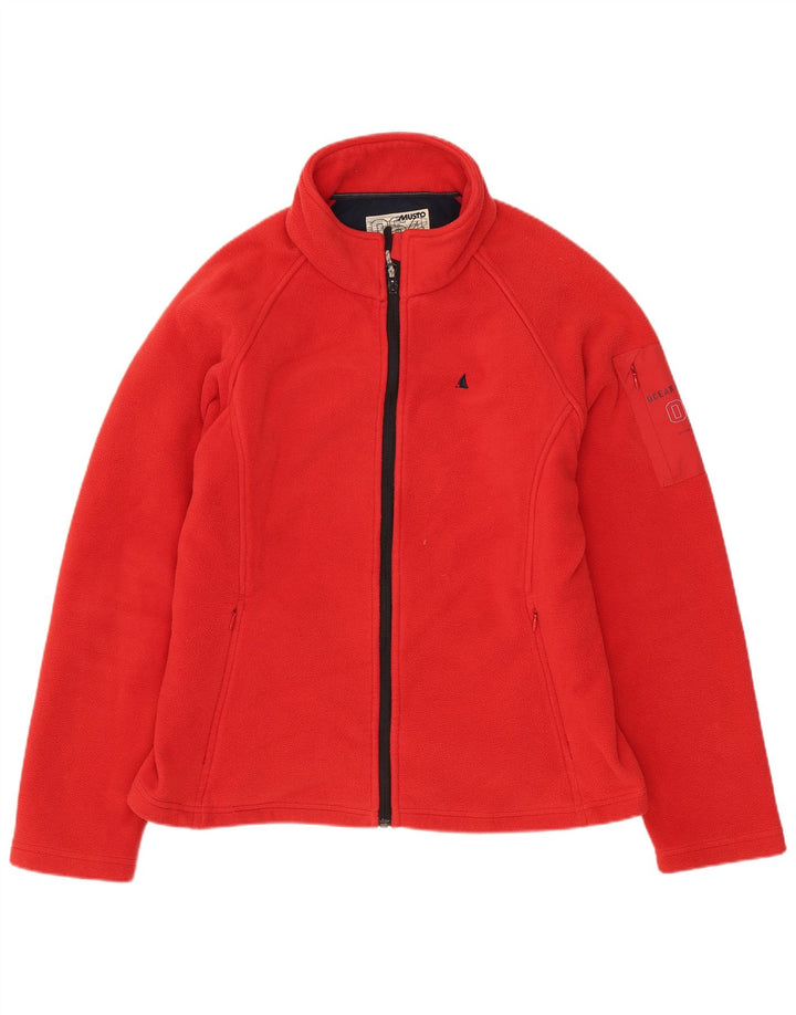 Musto Veste Polaire Femme UK 16 Large Rouge Polyester