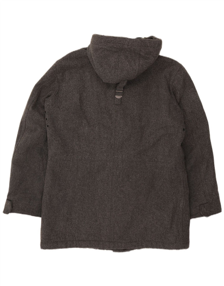 Marc O'Polo Veste matelassée à capuche pour homme UK 40 Large Gris Laine