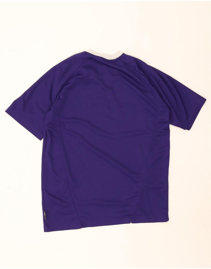 Adidas T-Shirt Homme Haut Petit Violet Colorblock Polyester