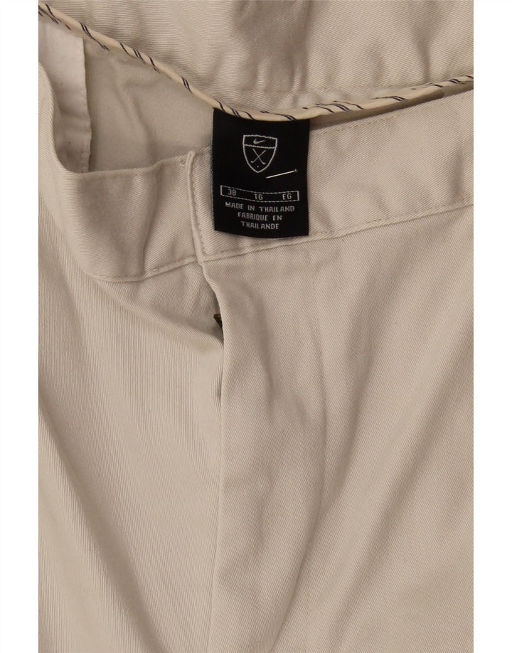 NIKE Mens Chino Shorts W38 XL Grey Cotton Vintage Nike and Second-Hand Nike from Messina Hembry 