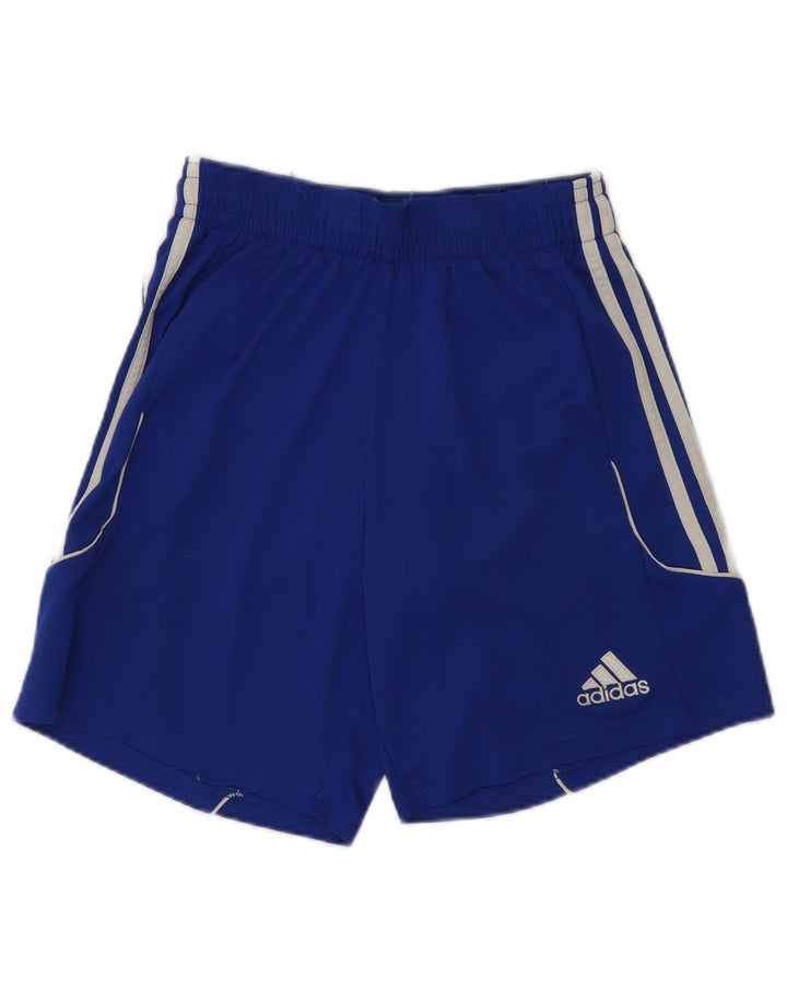 Adidas Short de sport Climalite pour homme Petit Bleu Polyester