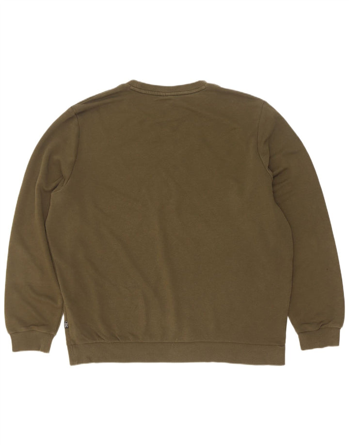 Puma Sweatshirt Jumper XL Kaki Coton Homme
