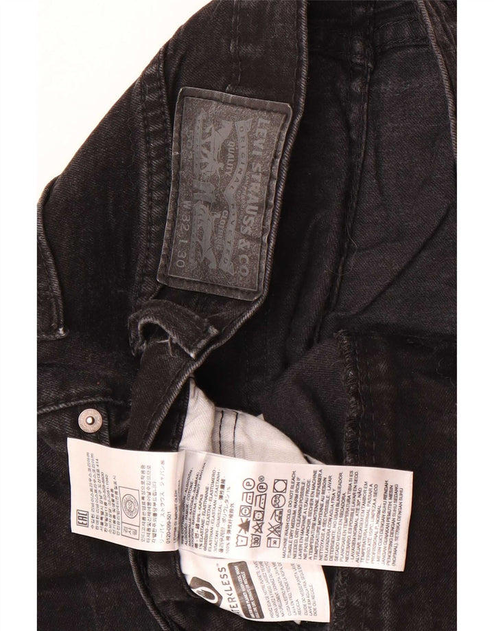 Levi's Jean 502 Tapered Homme Noir Coton