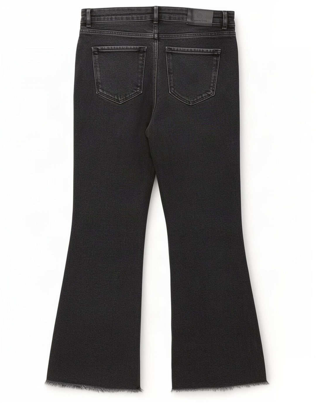 Massimo Dutti Jean évasé pour femme EU 36 XS W26 L26 Coton noir
