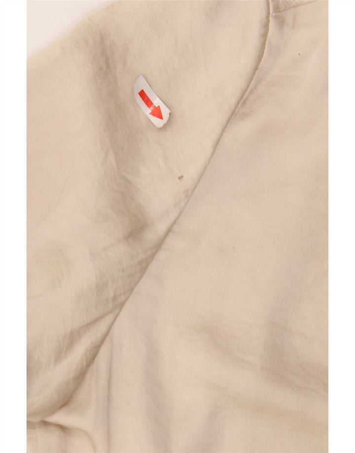 Chemise Femme Jigsaw UK 12 Polyester Beige Moyen
