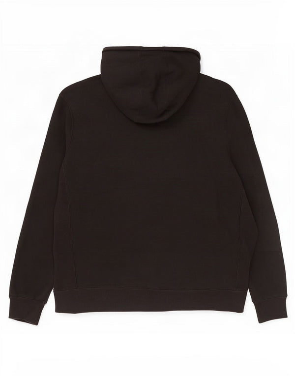 Puma Pull à capuche graphique pour homme en coton noir Taille L