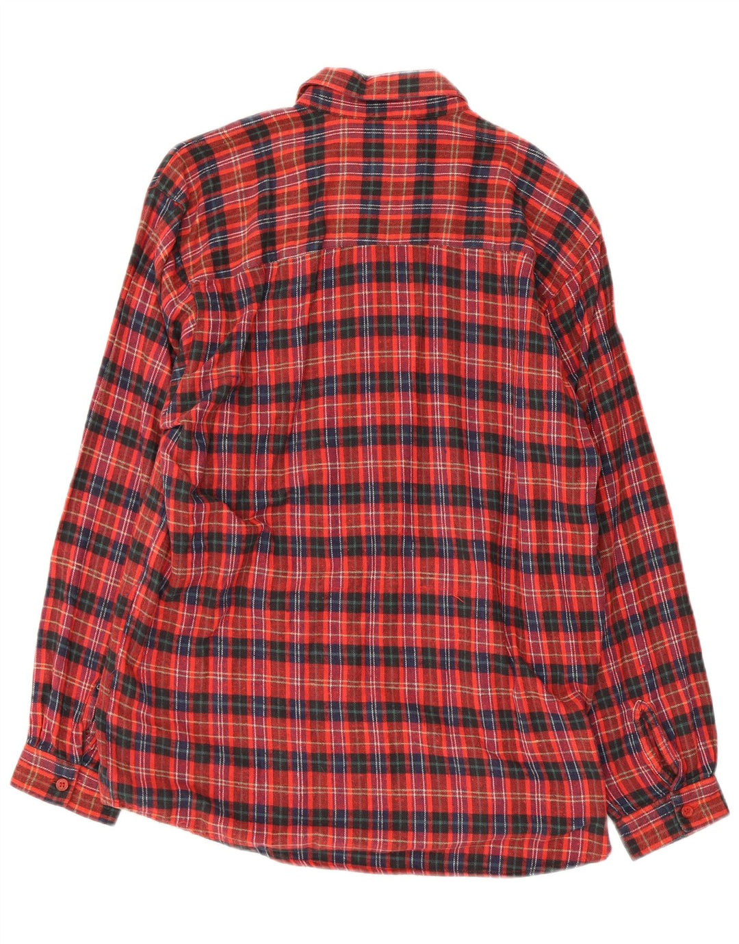 Akito Chemise en flanelle pour femme UK 16 Grand coton à carreaux rouges