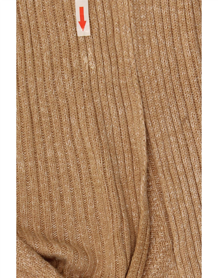 Marks & Spencer Pull cardigan surdimensionné pour femme UK 10 Petit beige moucheté