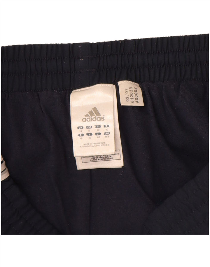 Adidas Short de sport pour femme UK 14 Bleu marine moyen Polyester