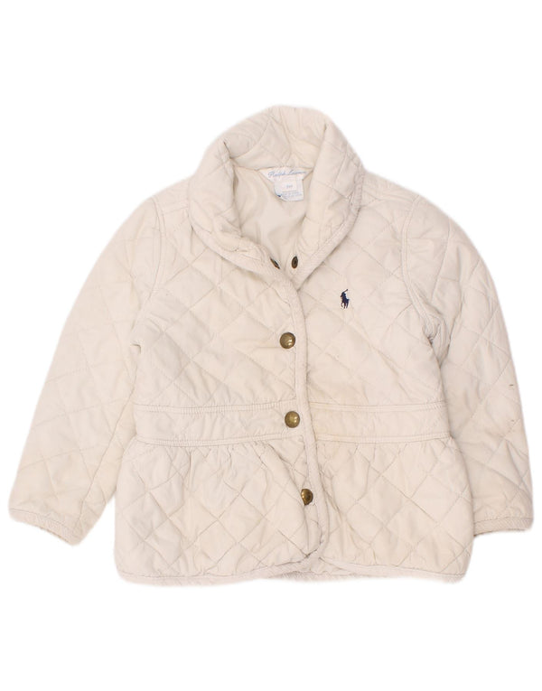 Ralph Lauren Veste matelassée bébé fille 18-24 mois Polyester blanc