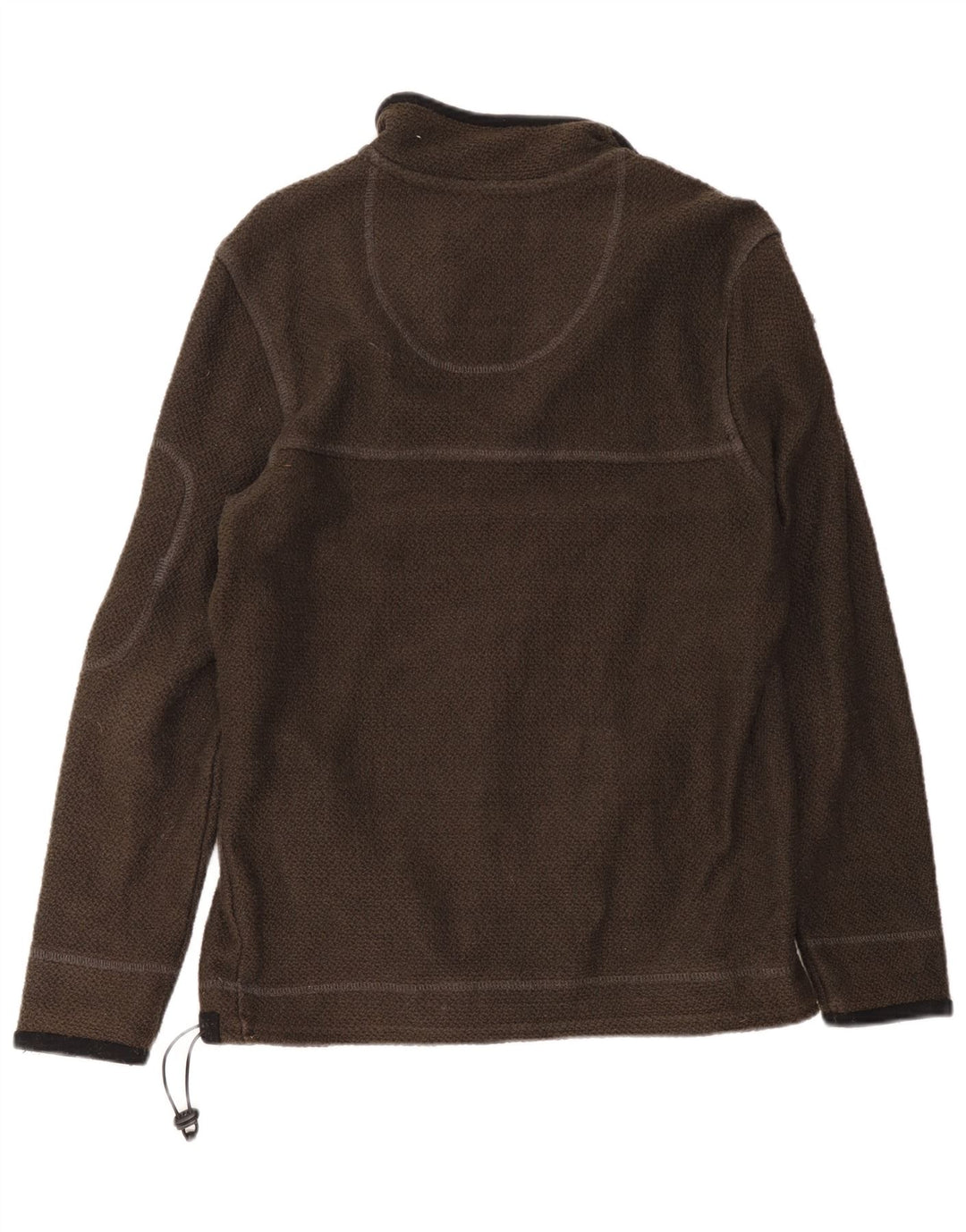 Weird Fish Sweat-shirt col zippé pour homme en coton kaki moyen