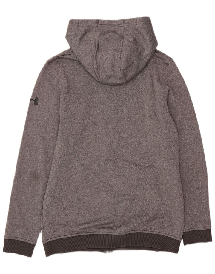 Under Armour Sweat à Capuche Cold Gear Graphic Zip Homme Gris Moyen