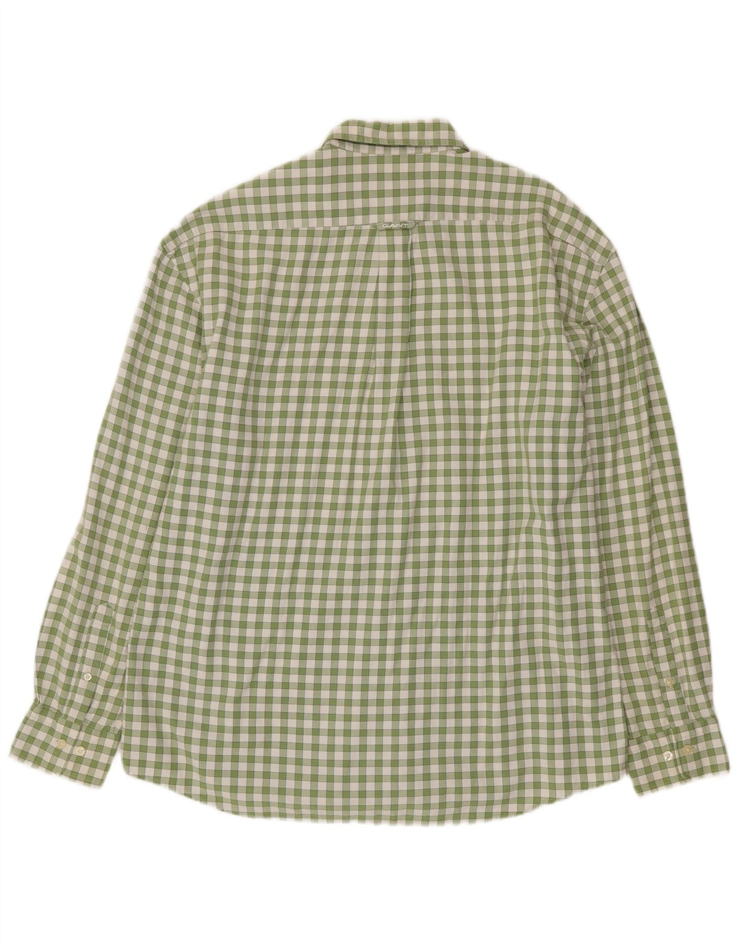 Gant Chemise Regular Fit XL Coton Vichy Vert Homme