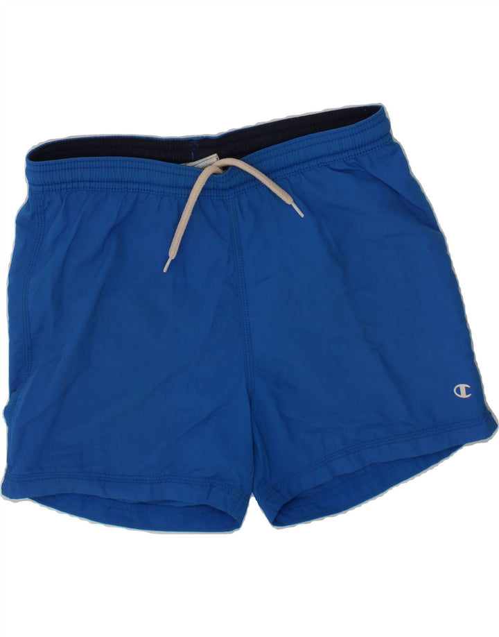 CHAMPION Boys Sport Shorts 11-12 Years Large  Blue Polyamide Vintage Champion and Second-Hand Champion from Messina Hembry 