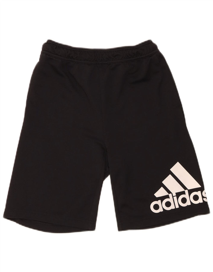 Adidas Short de Sport Graphique Garçon 13-14 Ans Noir Polyester