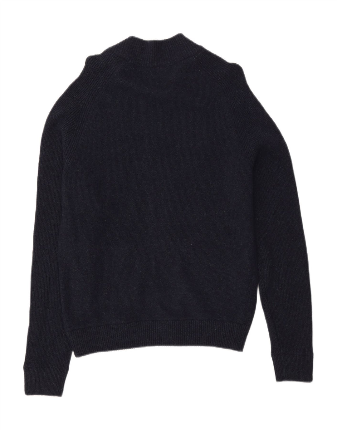 Marks & Spencer Cardigan Pull Homme Bleu Marine Moyen Laine d'Agneau