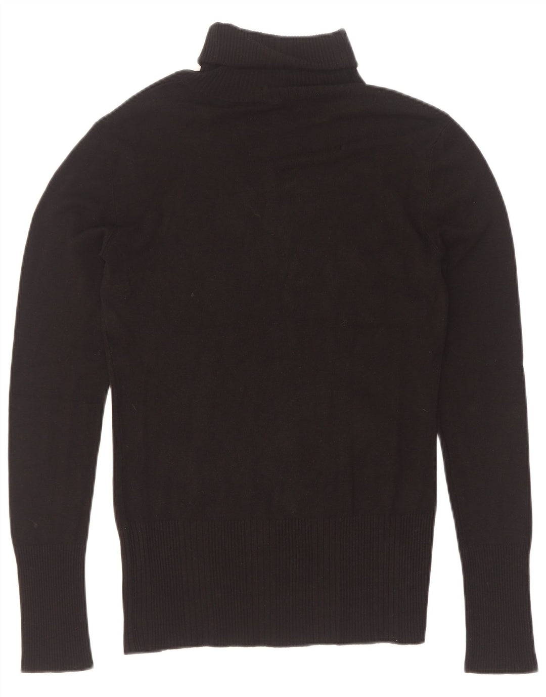 Guess Pull graphique à col roulé pour femme UK 12 Noir moyen