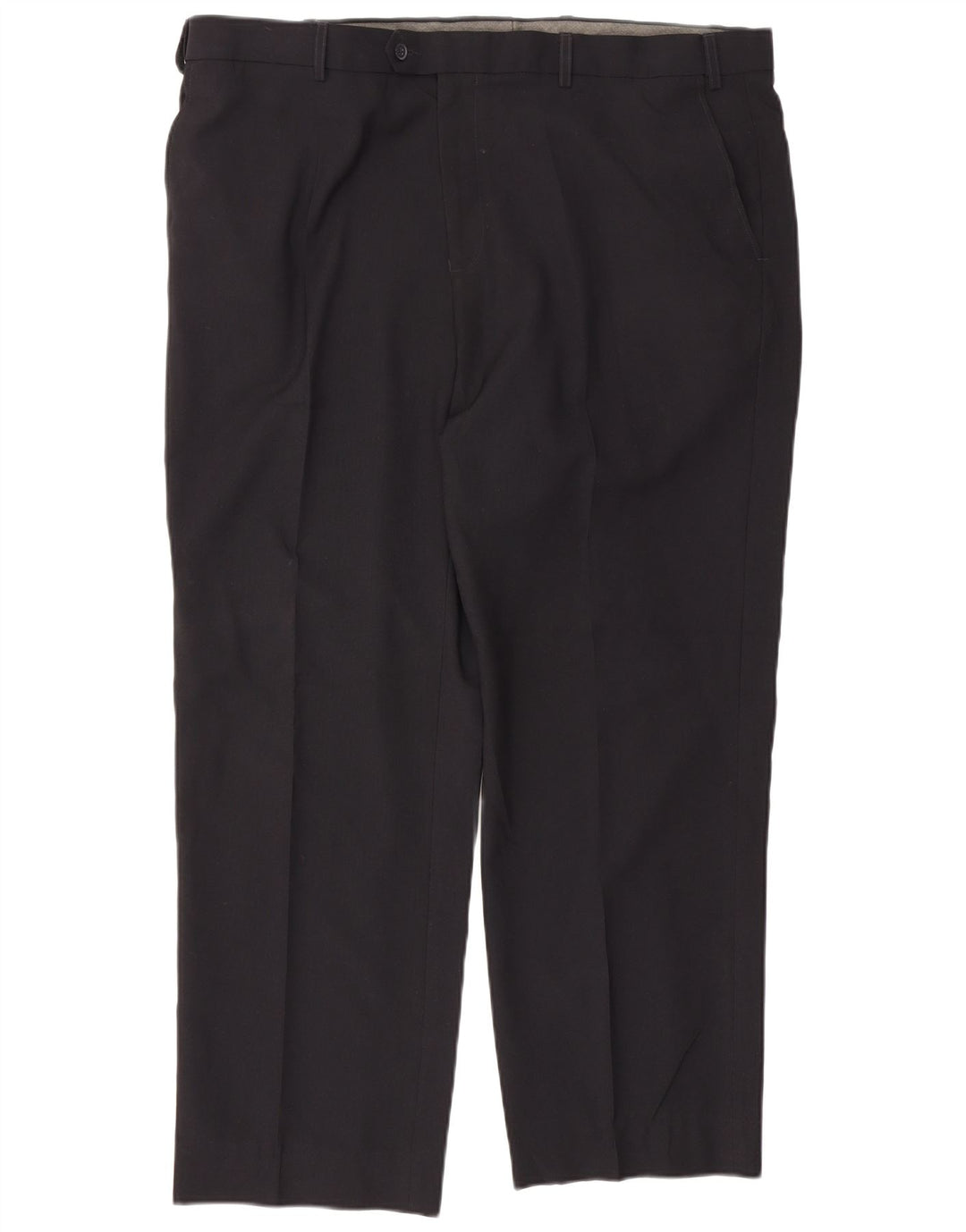 Marks & Spencer Pantalon de costume droit coupe droite pour homme W42 L29 Noir