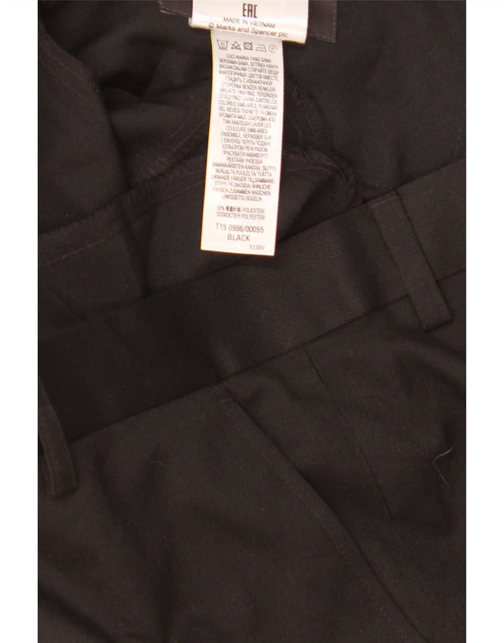 Marks & Spencer Pantalon de costume classique pour homme W36 L25 Noir Polyester