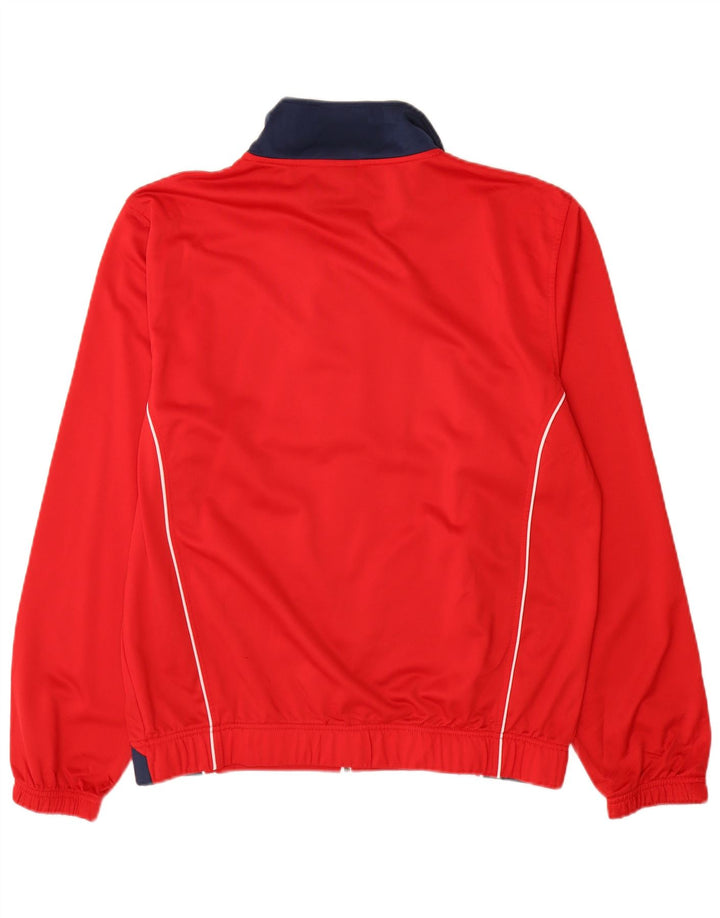 Asics Veste de survêtement pour homme XL Rouge Colourblock