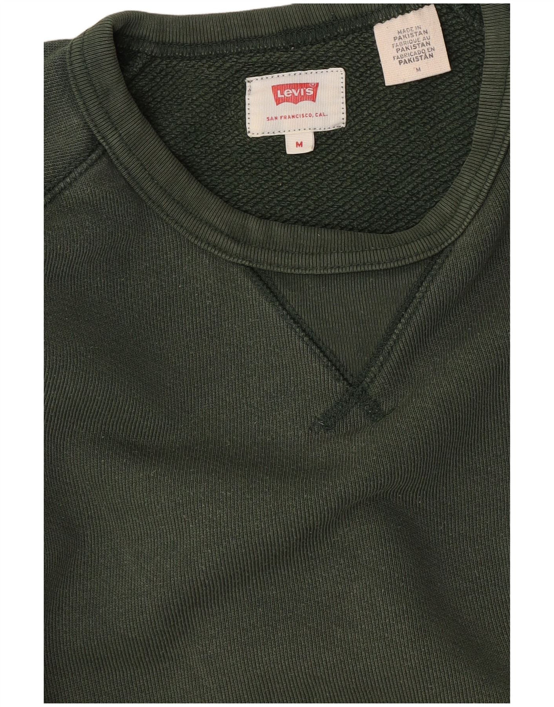 Levi's Sweatshirt Jumper Homme Vert Moyen