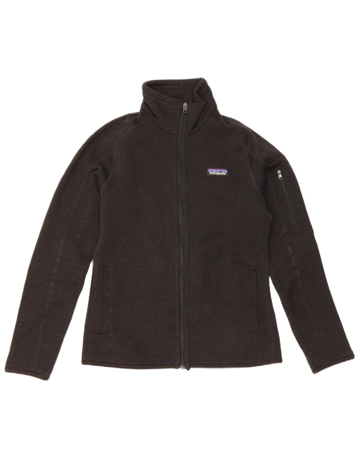 Patagonia Veste de survêtement coupe régulière pour femme UK 10 Small Noir