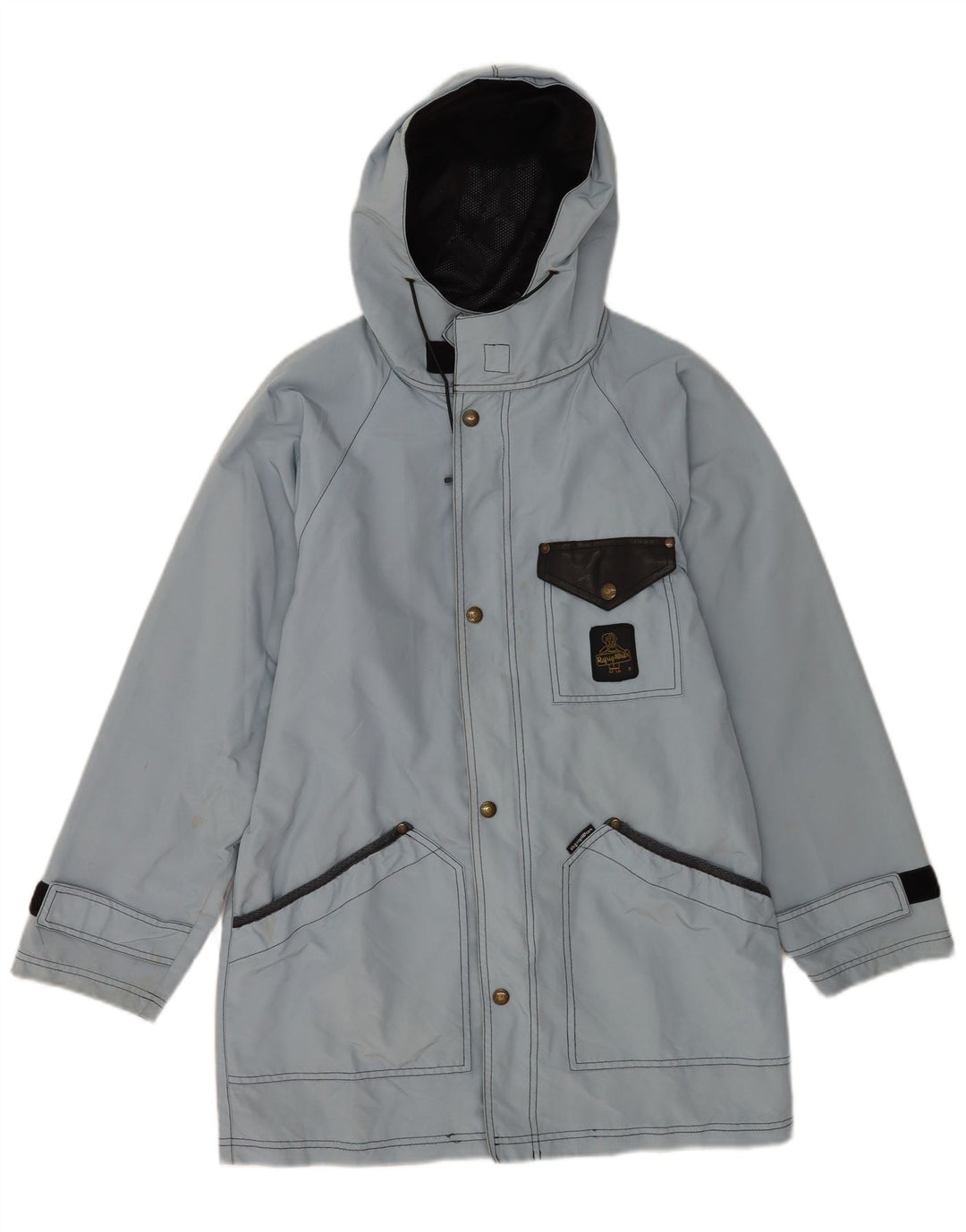 REFRIGIWEAR Veste coupe-vent à capuche pour homme UK 34 XS Bleu Polyamide